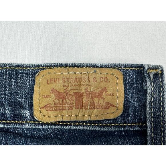 Levi's 529 Women's Curvy Bootcut Blue Denim Jeans - Size 6 S/C (28x29) - Picture 3 of 5